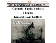 Tablet Screenshot of gandolfi-film.co.uk